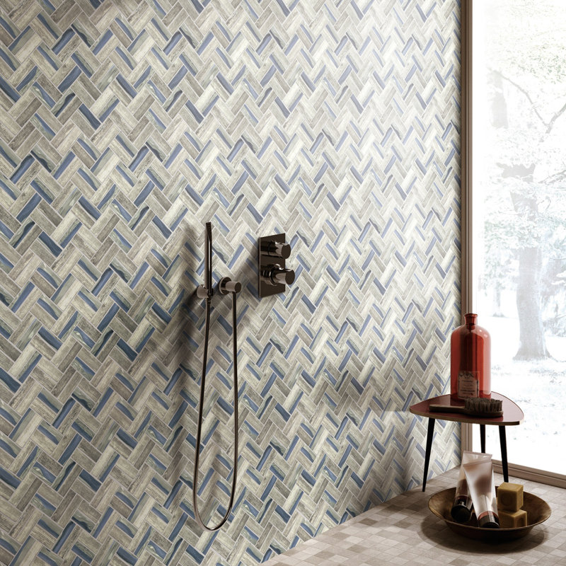 Supreme Tile Recycle 1" x 3" Porcelain Mosaic Wall & Floor Tile